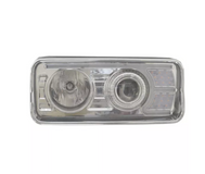 Headlight Fits Freightliner Classic Projector With White Led Running Bar And Amber Trun Signal Driver Side