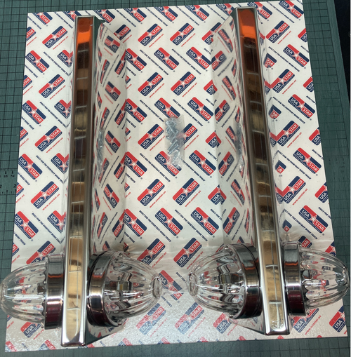 Filter Light Panel (1) Watermelon Light ( NO Bulb ) per side - KW T680, T880, T990 and PB 579. Fits Peterbilt/Kenworth/Freightliner)
