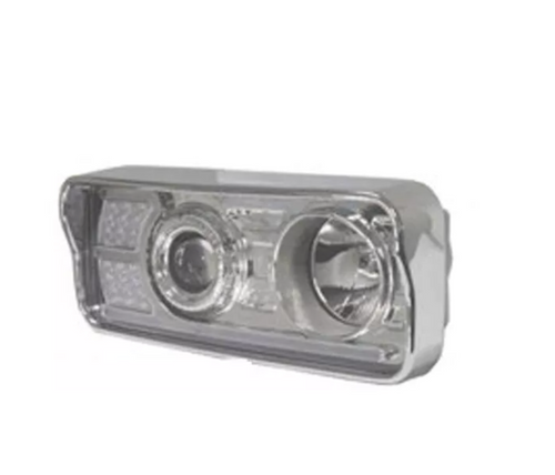 Headlight Chrome Fits Kenworth W900, T800, T600 With Dual Headlight Passenger Side