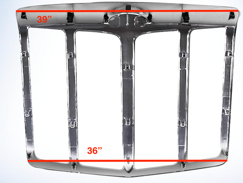 Hood Trim Plastic Chrome Fits Peterbilt 579 2022+