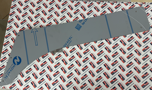 6" Door Window Trim Front Fits International Prostar & 4300 Stainless Steel