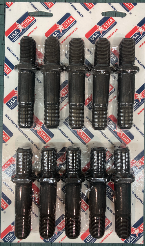 Double End Studs Length:4 1/32 in. RH (Qty 10)