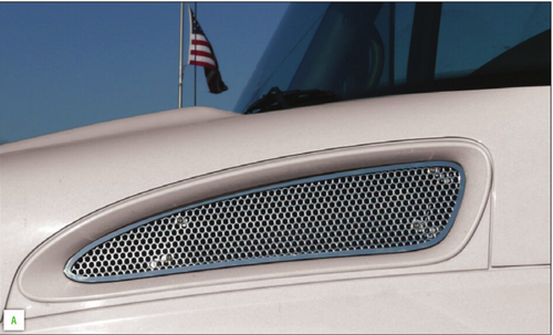 Intake Screen W/Small 1/4 Circles Fits International 4300