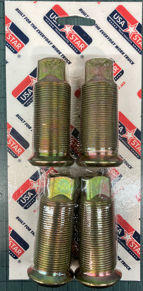 Right 3/4 In.-16 Wheel Nut Standard-13/16 In. Square Hex, 2.57 In. Length Qty 4