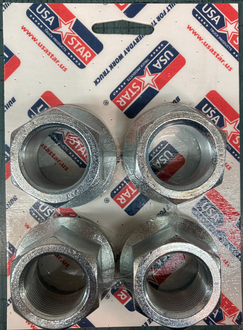 1 1/8 In.- 16 Wheel Nut Standard- 1 1/2 In. Hex, 1.11 In. Length