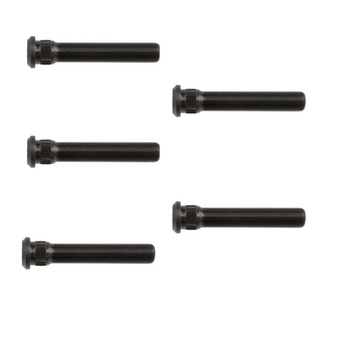 (Quantity of 5) M22x1.5 Serrated Stud - 25.65 mm Knurl, 129.54 mm Length 5 3/32"