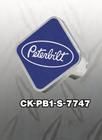 PB Oval Logo Square Blue 647 Tractor & Trailer Air Valve Knobs