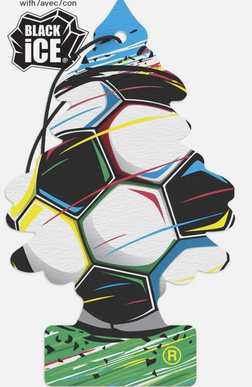 Little Tree, Black Ice Soccer Limited Edition Air Freshener