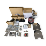4-Spring Aluminum Electric Tarp System Kit for Dump Trucks (Up to 24 ft), External Mount (Includes Hardware)