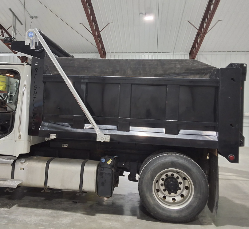 electric tarp 4-Spring Aluminum Electric Tarp System Kit for Dump Trucks (Up to 24 f
