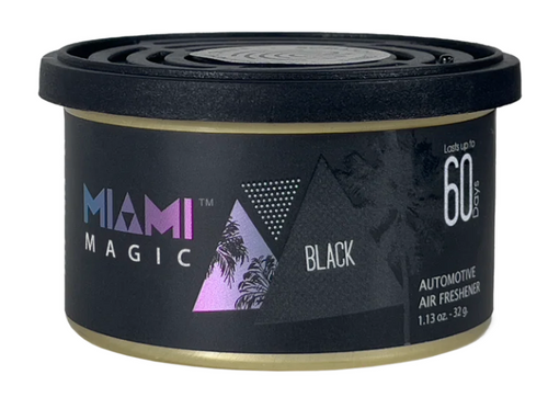 Miami Magic Can Air Freshener, Black