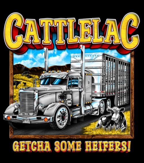 T-Shirt, Hot Rig, Cattlela C,  Size M
