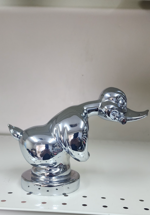 Chromed Hood Pull Ornament Dock