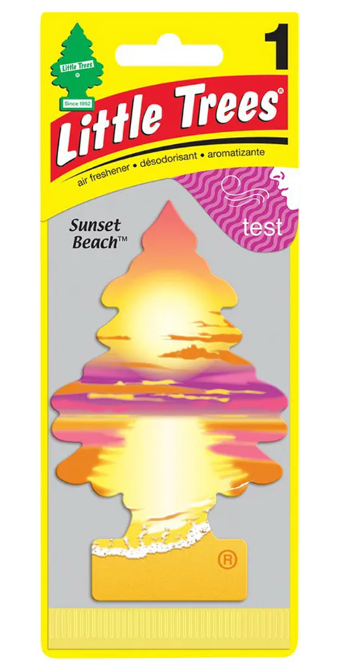 Little Tree, Sunset Beach, Car Air Fresheners