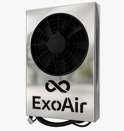 Exo-Air AC unit System Split Stainless Steel Cover