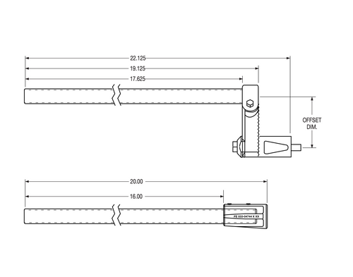 Tramec Master End Multi-Mount, 2 Bracket Set, E-Coat