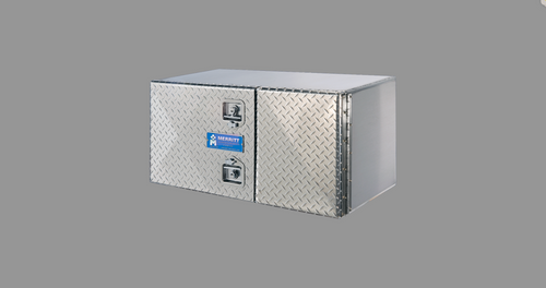 Merritt Tool Box 24”x 24” x 48” Diamond Plate Door Double Aluminum