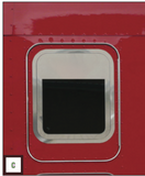 Sleeper Door 6" Chopped Window Trims Kit (Each) Kenworth T660