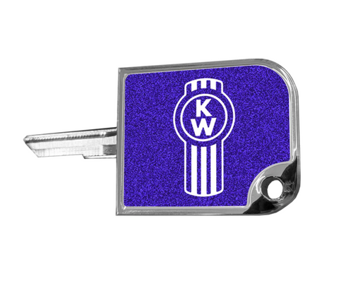 Rectangular Small Key Cover KW Old Logo Blue 647