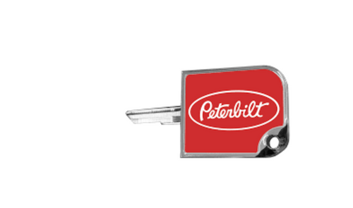 Rectangular Small Key Cover PB Oval Logo Red 440