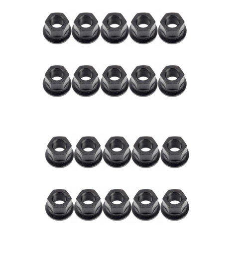 (Quantity of 20) Wheel Nut Metric - 33mm Hex, 30.73 mm Length