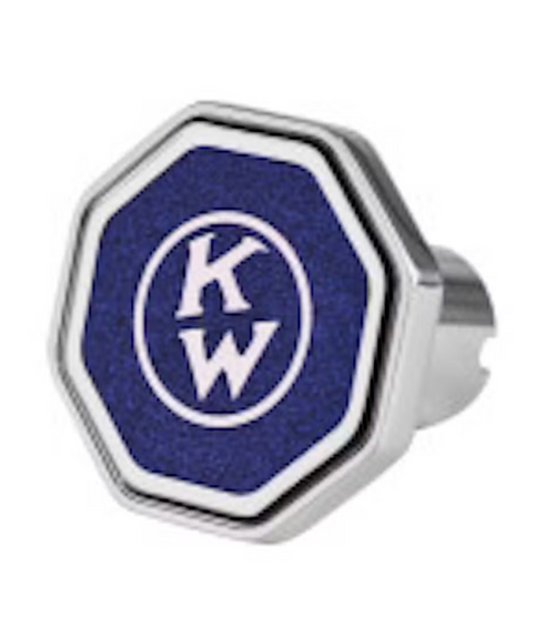 Old Logo Octagon  Blue Fist Kenworth Tractor & Trailer Air Valve Knobs