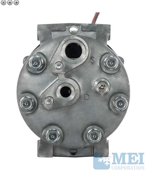 Sanden Compressor - Genuine OEM Grade Fits Kenworth T680, Peterbilt 579 8-Groove  Paccar 10.8L MX11, 12.9L MX13
