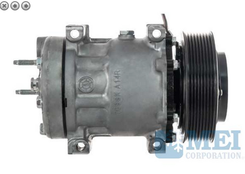 Sanden Compressor - Genuine OEM Grade Fits Kenworth T680, Peterbilt 579 8-Groove  Paccar 10.8L MX11, 12.9L MX13