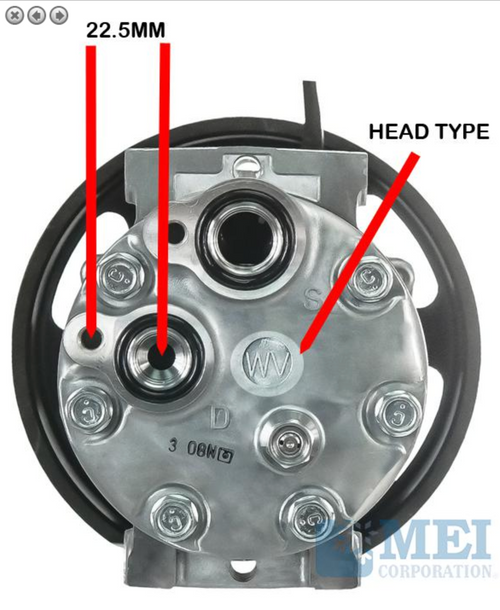 Sanden Compressor - Genuine OEM Grade FIts Mack and Volvo 12.8L L6 MP8