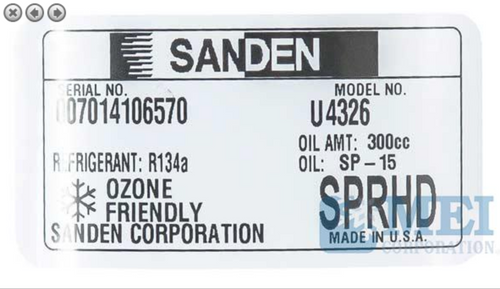 Sanden Compressor - Genuine OEM Grade FIts Mack and Volvo 12.8L L6 MP8