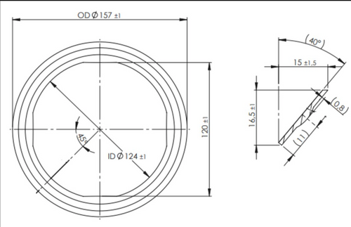 Dinex Exhaust Gasket for Cummins/Peterbilt/Volvo