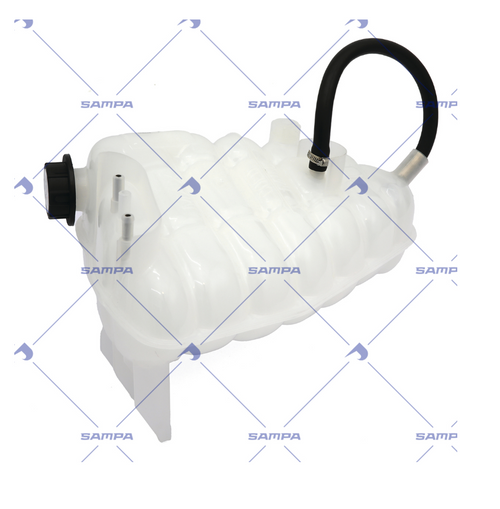 Coolant Reservoir Surge Tank Fits International 8600, 92-9400, 9900 Series With Cap, Without Sensor