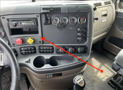 Grand General Dash Radio/Air Valve Trim 2008-2017, Cascadia models