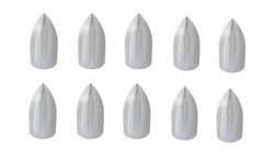 Grand General Height: 4-3/16" War Head Chrome Plastic Cover 33mm