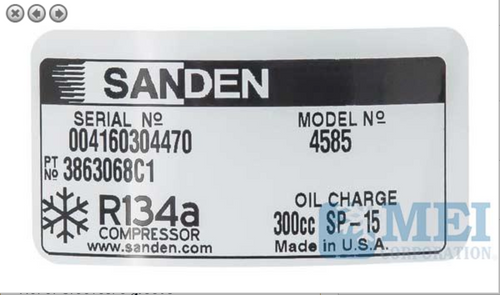 Sanden Compressor Genuine OEM Grad Fits International