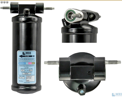 A/C Receiver Drier Fits Volvo, Mack Length 9"