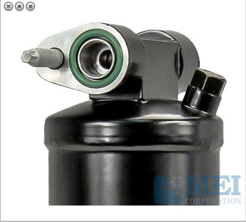 A/C Receiver Drier Fits Volvo, Mack Length 9"