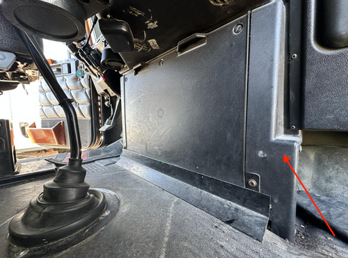 Right Of Fuse Door Trim Fits Freightliner Classic/Fld