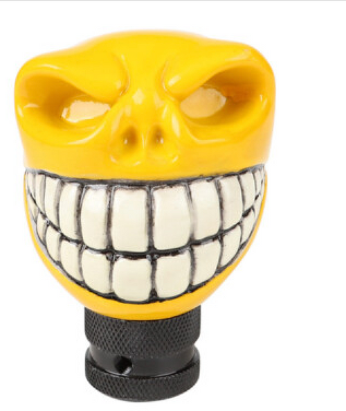 Skull Shift Knob Yellow