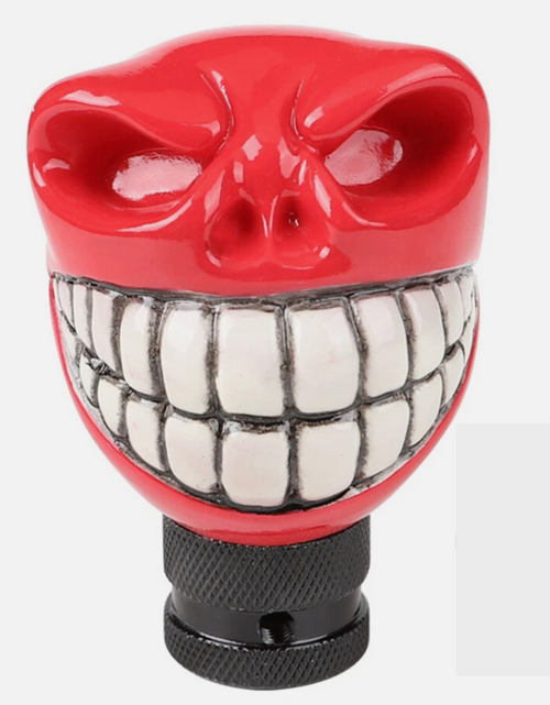 Skull Shift Knob Red
