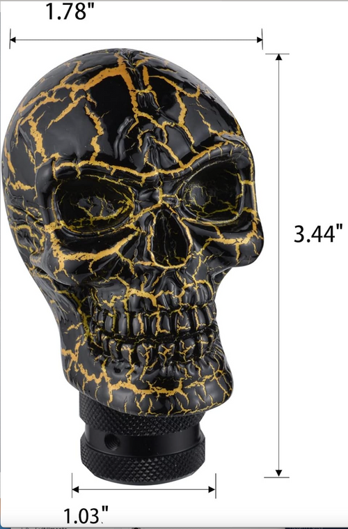 Skull Shift Knob Black