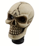 Skull Gear Stick Shift Knob Shifter Lever Handle White