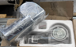 Dump Truck Tarp Motor With Chrome Cover New Model, Ratio 90:1, 12 Volt; 1500 Watt, motors with Manual Override