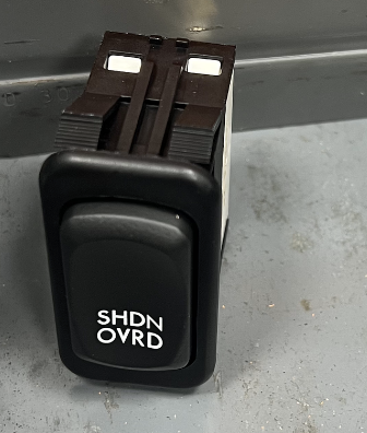 Shutdown Override Switch W/Connector Fit Freightliner