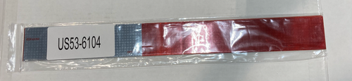 Reflective Tape Red/White 2" X 18" (10/PACK)