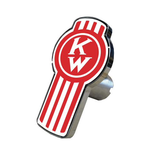 Kenworth Logo Shape Knob Red