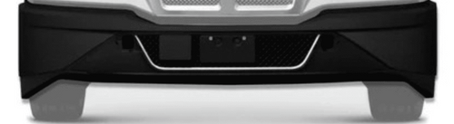 Front Bumper Assembly W/O Fog Light Cutout Fits Kenworth T680 W/Chrome Trim (2021 & Newer)