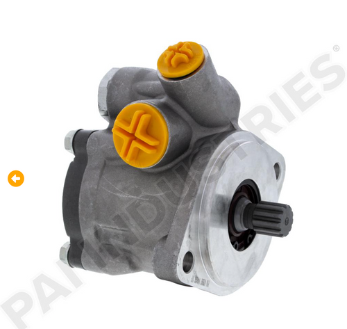 Power Steering Pump Freightliner Cascadia/Century/Coronado/FLD 120/M2 Models Application | 11 Teeth | O-Ring Port: 1-1/16in-12 | O-Ring Port: 3/4in-16 | Rotation: LH