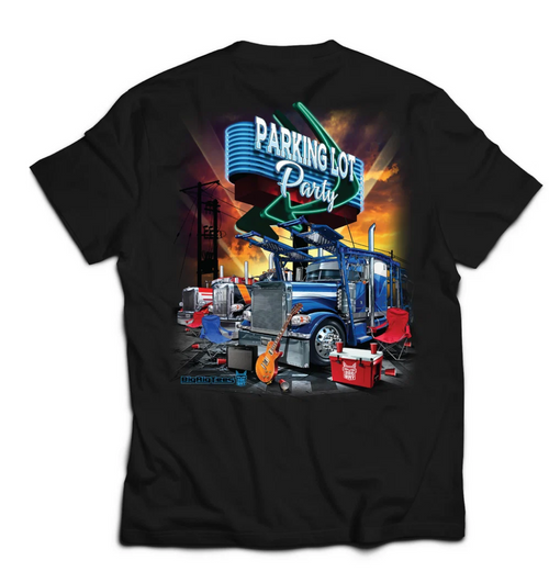 T-Shirt, Parking Lot Party, Size Medium