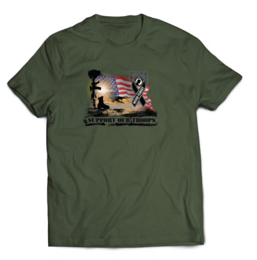 T-Shirt, Pow Mia, Size X-Large